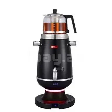 Silver SL-0050 Elektrik Samovarı – 4 L, 2200 W, Qara 1