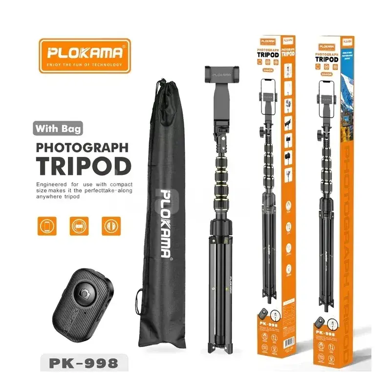 Plokama PK-998 Black Трипод 170 см 2