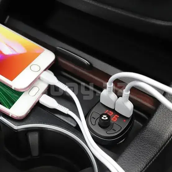 Hoco e41 Bluetooth 4.2 FM Transmitter – 2 USB Şarj Portu, 2