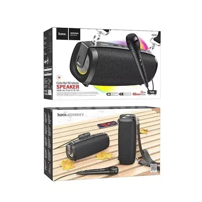 Hoco BS55 Gallant Outdoor Black Portativ Bluetooth Dinamik 1