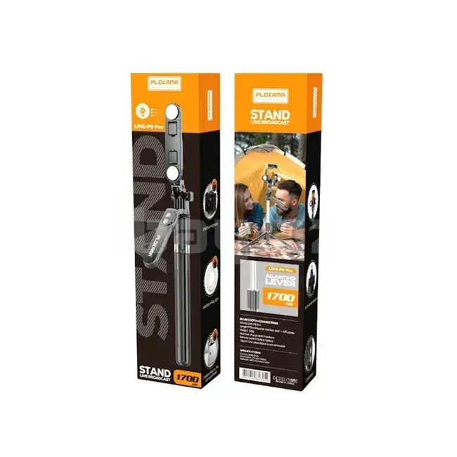 Plokama Live P9 Pro Black Tripod – 170 sm 1