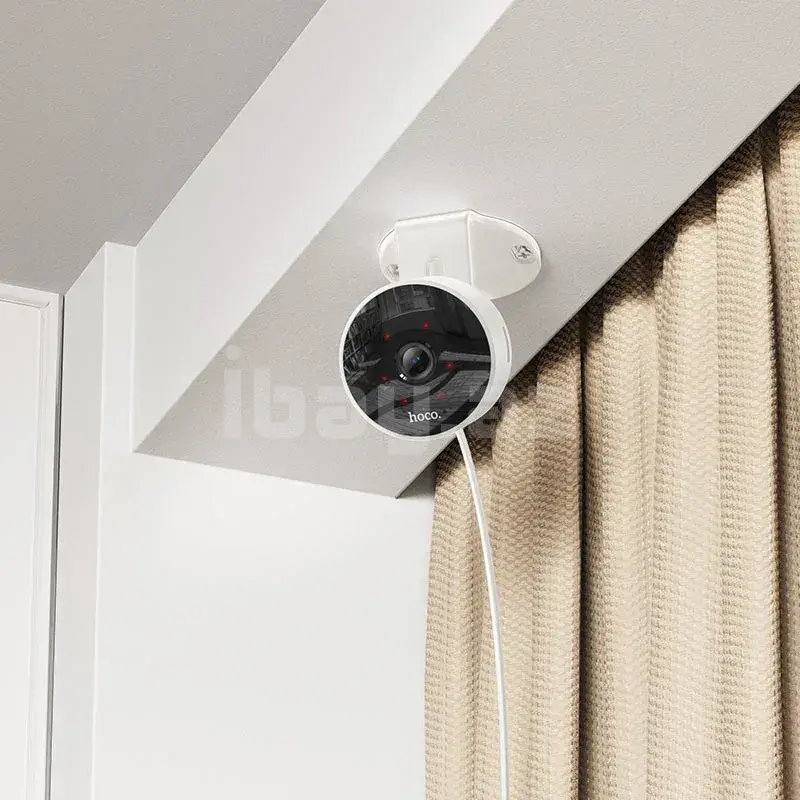 Hoco D7 Wi-Fi IP Təhlükəsizlik Kamerası – 30 FPS, Foto və Video Qeydiyyatı, Daxili İstifadə üçün 2
