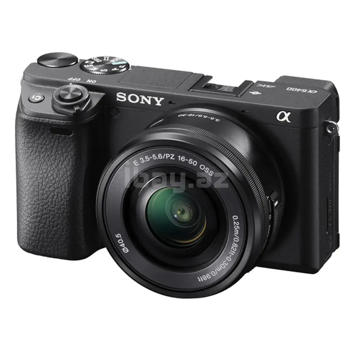 Sony Alpha A6400 + 16-50mm Kit Lens – 24.2MP APS-C, 4K Video, 425 Nöqtəli Avtofokus, OSS 1