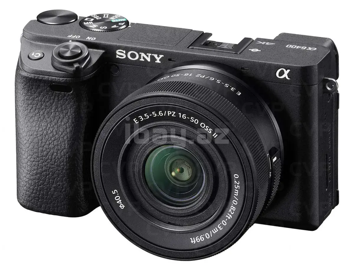 Sony Alpha A6400 + 16-50mm Kit Lens – 24.2MP APS-C, 4K Video. 1