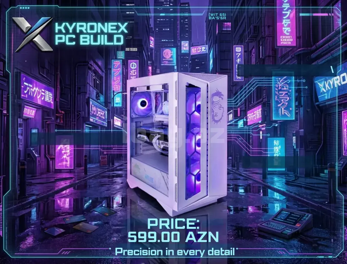 🎮 Kyronex Digital Build — Fərdi Gaming və İş Kompüterlərinin Yığılması 1