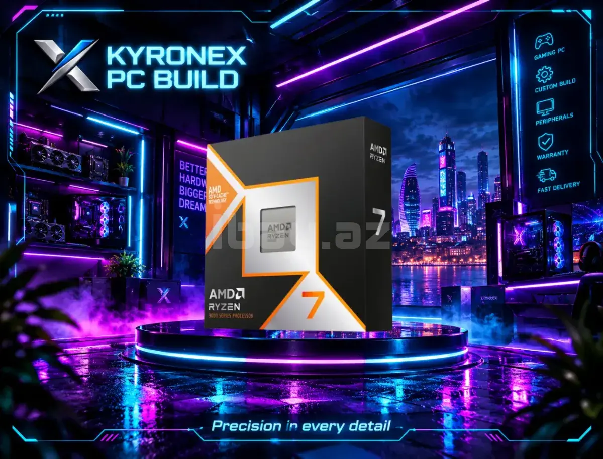 AMD Ryzen 7 9800X3D — Yüksək Performanslı AM5 Prosessor 1