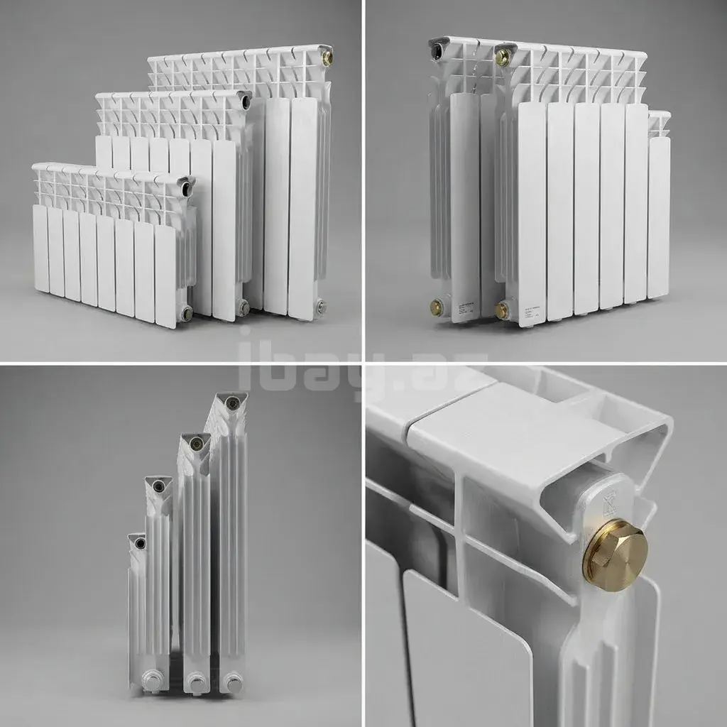 Marcella 200C2 200 mm Alüminium Seksiyalı İstilik Radiatoru 2