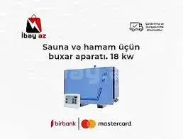 Sauna və Hamam üçün 18 kW Buxar Generatoru