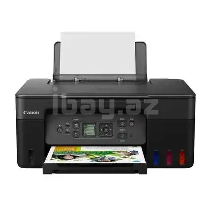 Canon PIXMA G2430 5991C009 A4 Rəngli MegaTank Inkjet MFP Print Scan Copy USB 2
