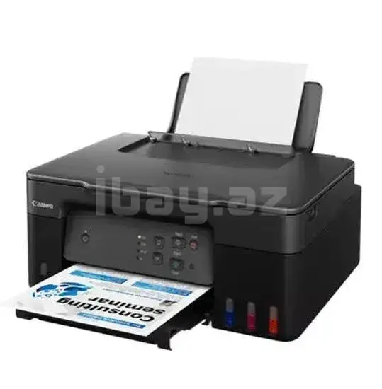 Canon PIXMA G2430 5991C009 A4 Rəngli MegaTank Inkjet MFP Print Scan Copy USB 3
