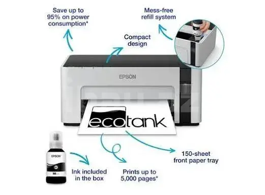 Epson EcoTank M1100 C11CG95404BY A4 Монохромный струйный принтер 2
