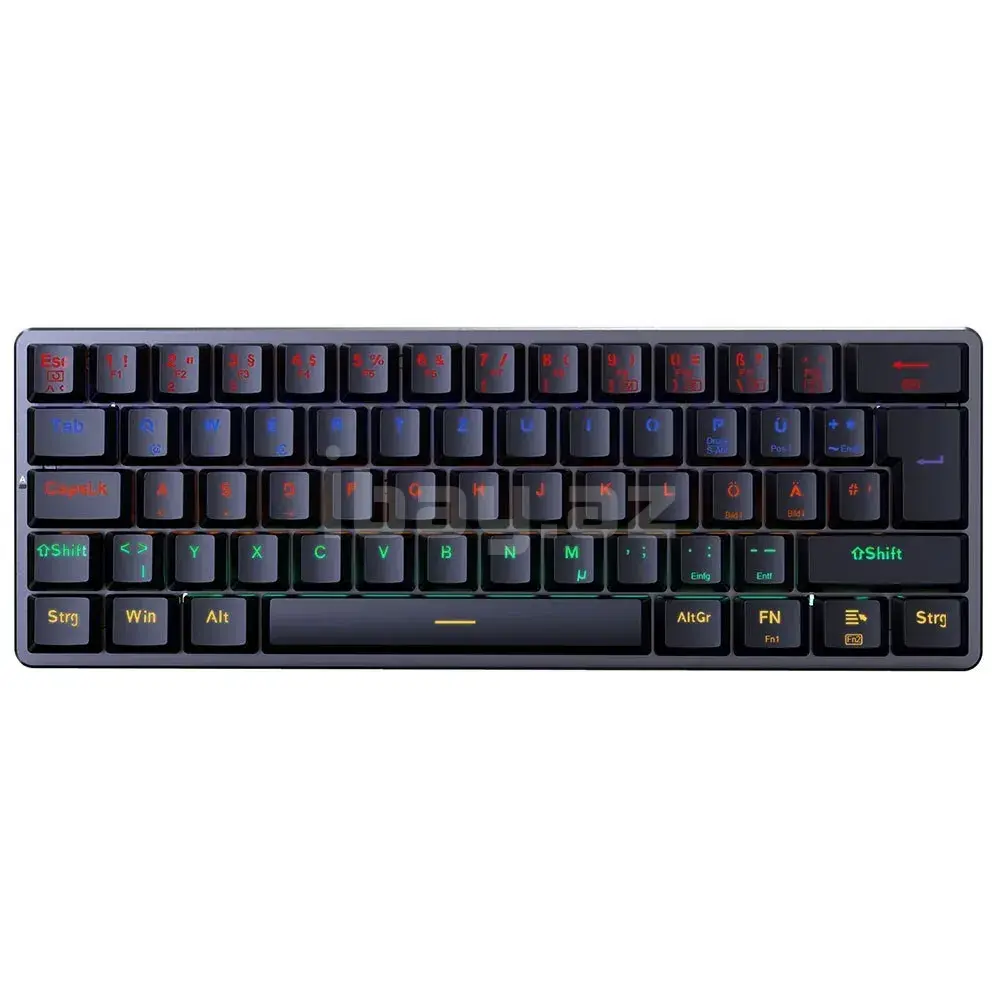 Redragon 61 Key Rainbow Mexaniki Oyun Klaviaturası