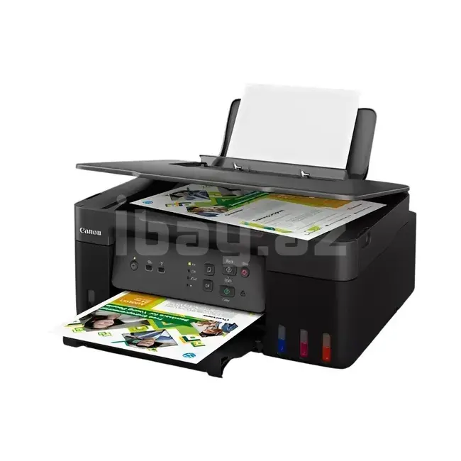 Canon PIXMA G3430 5989C009 A4 Rəngli MegaTank Inkjet MFP Print Scan Copy Wi-Fi