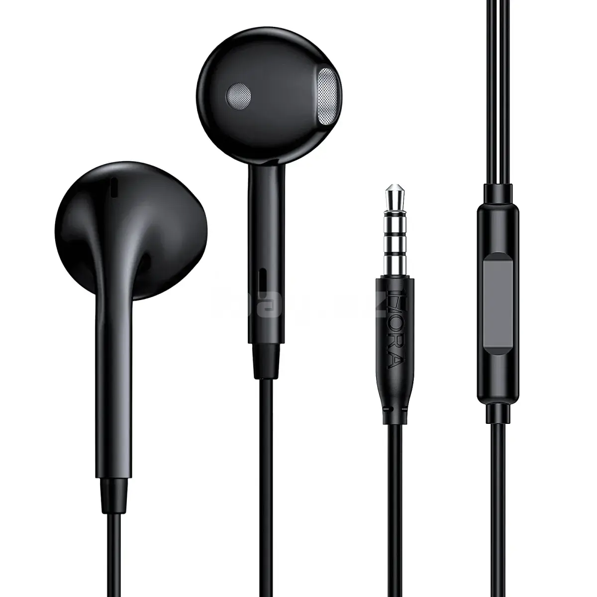 Проводные наушники 1HORA Wired Earbuds 3.5mm AUT122 Black