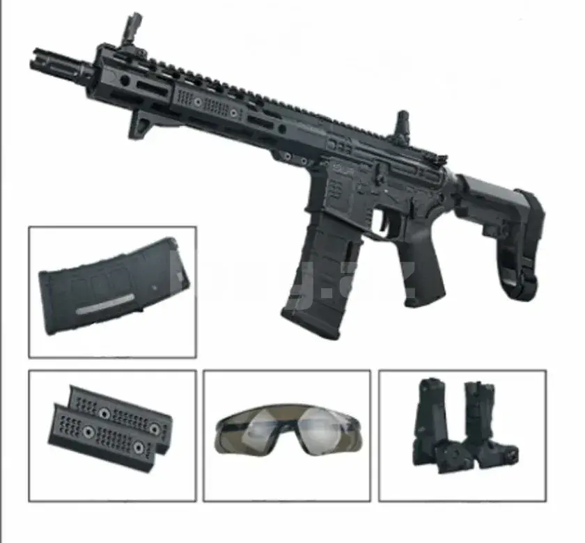 Oyuncaq Silah SLR Long Dəmir Versiya Gel blaster