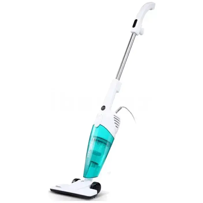 Deerma DX118C Вертикальный Пылесос – 600W, 1.2L, Проводной, Бело/Синий