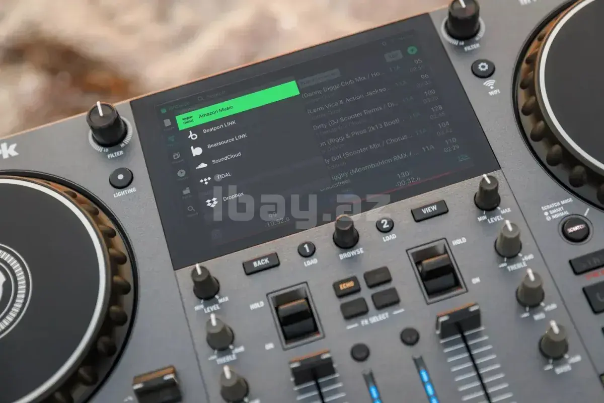 Numark Mixstream Pro Go Batareya ilə İşləyən Standalone DJ Kontroller 4