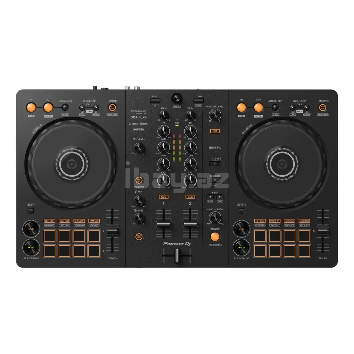 Pioneer DJ DDJ-FLX4 2 Deck DJ Контроллер с rekordbox и Serato DJ Lite 2