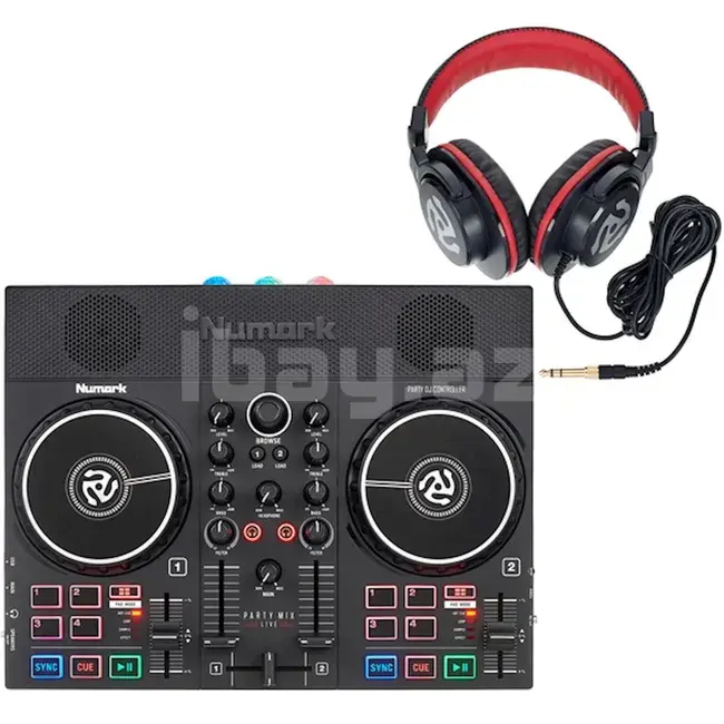 Numark Party Mix Live Bundle 2 Deck DJ Контроллер