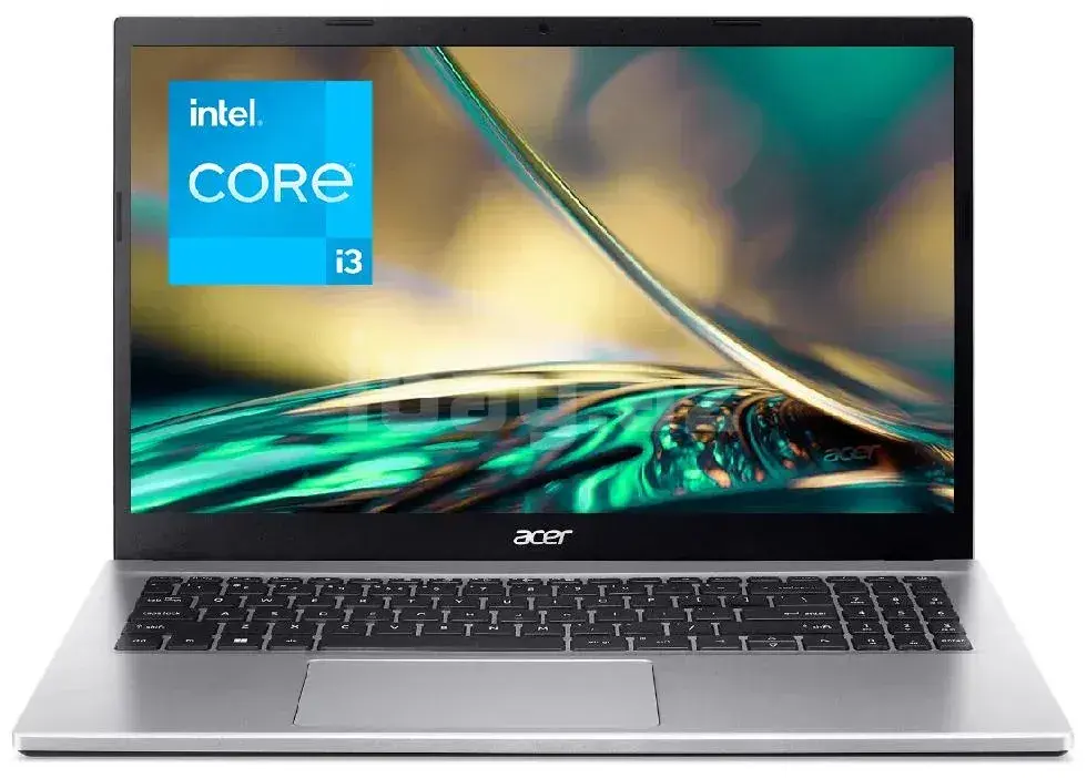 Noutbuk Acer 15.6 FHD IPS Laptop Intel Core i3 1215U 8GB RAM 512GB NVMe SSD Intel UHD Graphics FreeDos Silver