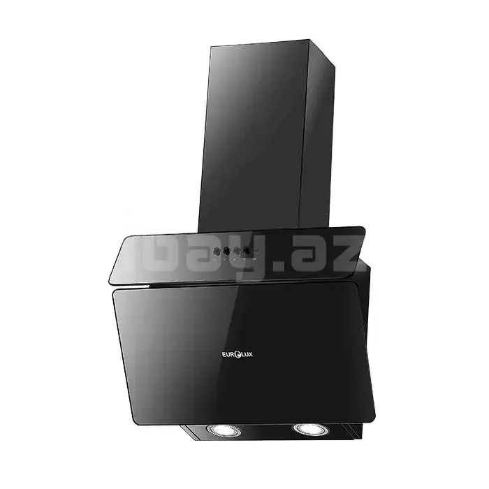 Eurolux EU-RH4036TGB60 60 см Черная Стеклянная Вытяжка