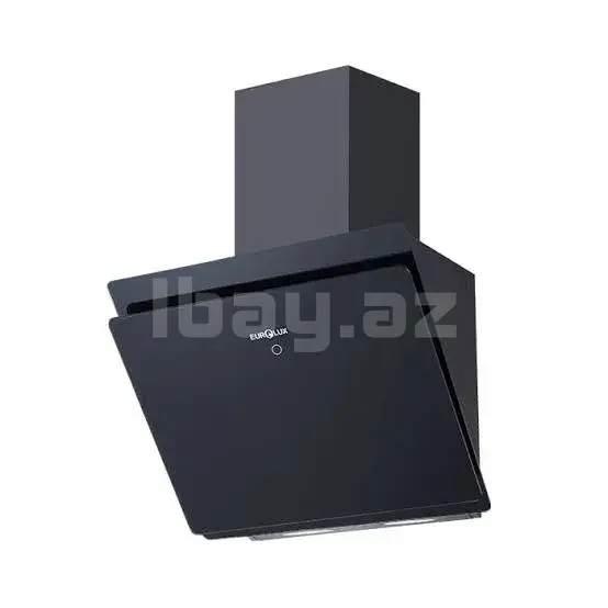 Eurolux EU-RH4041TGB60 60 см Черная Стеклянная Настенная Вытяжка 2