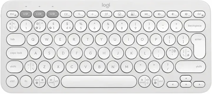 Logitech Pebble Keys 2 K380s 920-011852 Tonal White US International Bluetooth Klaviatura