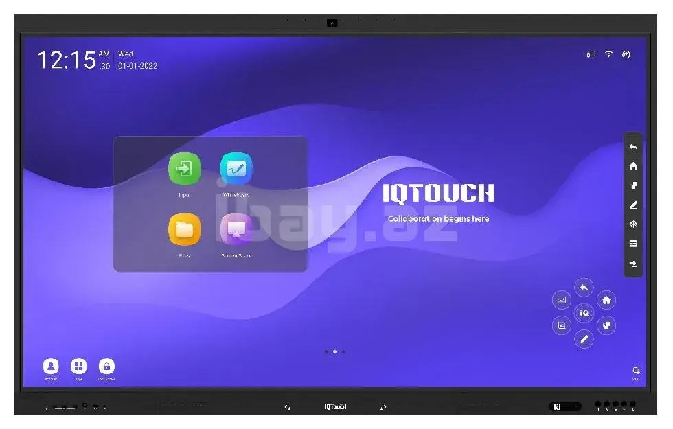 IQTouch TE1200 PRO LE086MD 86" 4K UHD Интерактивная Смарт-доска