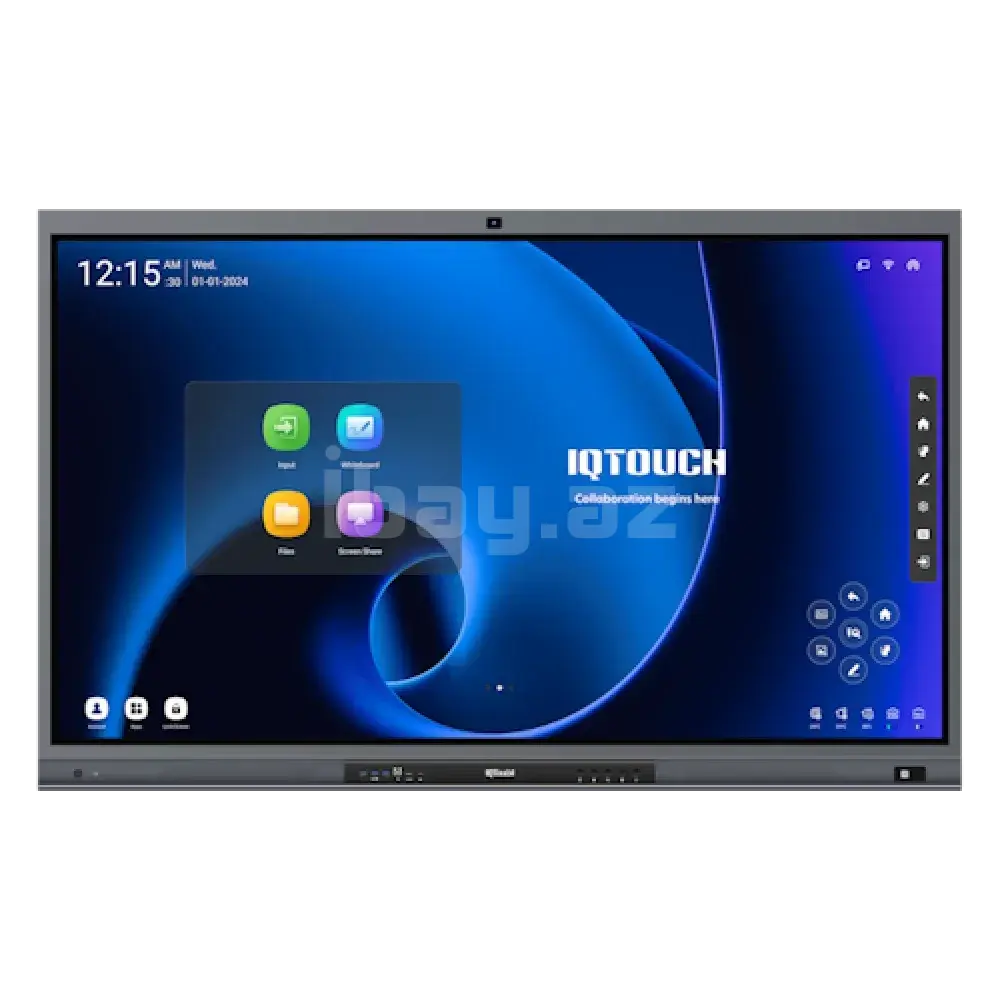 Интерактивная панель IQTouch QA1300 Pro LE086MD – 86" 4K UHD Android 13 8GB/128GB