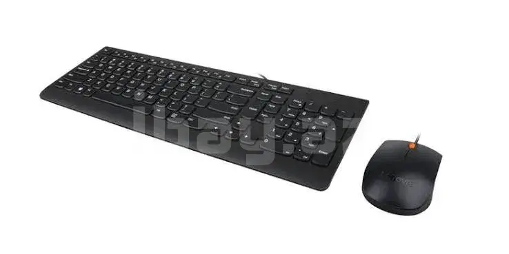 Lenovo Essential Wired Combo Keyboard and Mouse 4X31R64429 1600 DPI Black 3