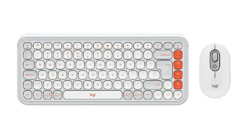 Logitech POP Icon Combo 920-013141 Беспроводной комплект клавиатура и мышь Off White