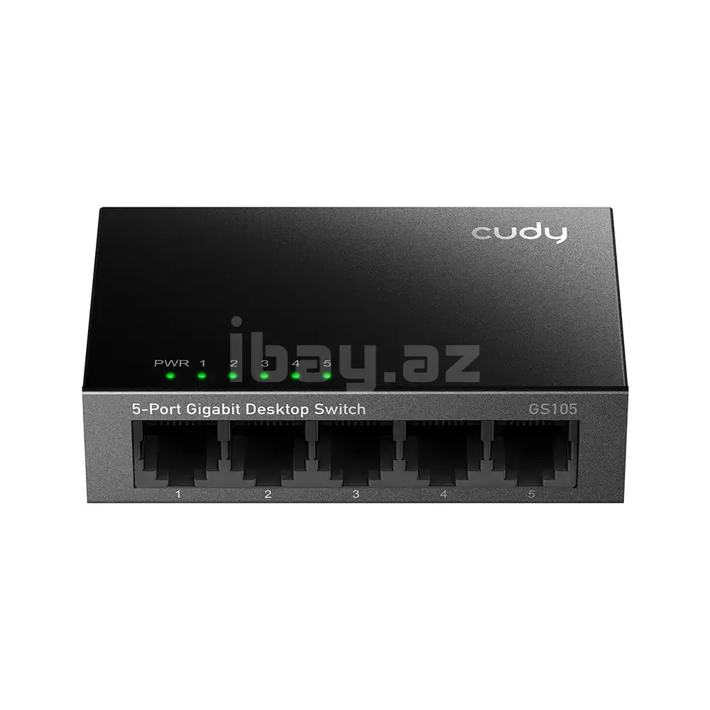 CUDY GS105D 5-Port Gigabit Ethernet Настольный коммутатор 10/100/1000 Мбит/с