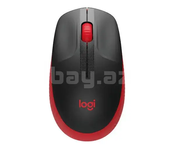 Logitech M190 910-005908 Red Full-Size Wireless Mouse