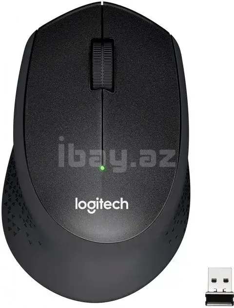 Logitech M330 Silent Plus 910-004909 Black Simsiz Səssiz Optik Mouse