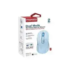 Promate KEN Wireless Mouse – Dual Mode (Bluetooth / 2.4GHz) – Pink 2