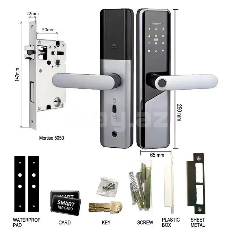 Smart Lock QL-S814 Умный Замок – Отпечаток Пальца и Кодовый Доступ 2