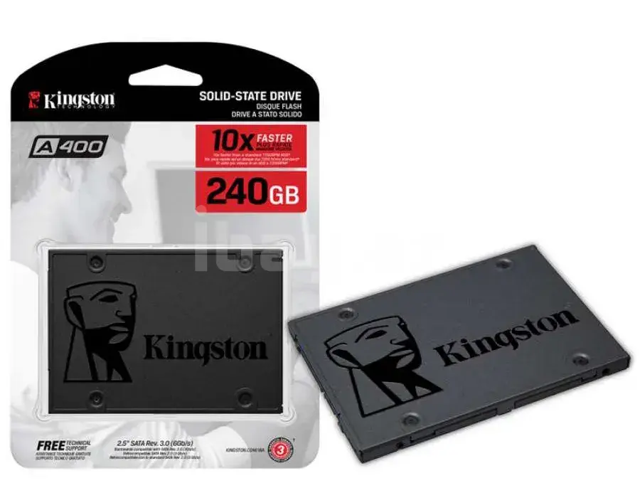 Kingston A400 240GB SA400S37/240G 2.5" SATA III SSD 500/350 МБ/с