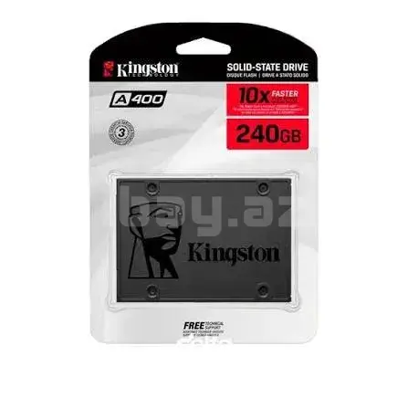 Kingston A400 240GB SA400S37/240G 2.5" SATA III SSD 500/350 МБ/с 3