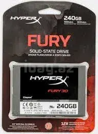 Kingston HyperX Fury 240GB 2.5" SATA III SSD RGB 2