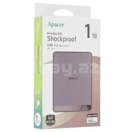 Apacer AS724 1TB AP1TBAS724M-1 Portable SSD USB 3.2 Gen 2 USB-C – Mauve 2