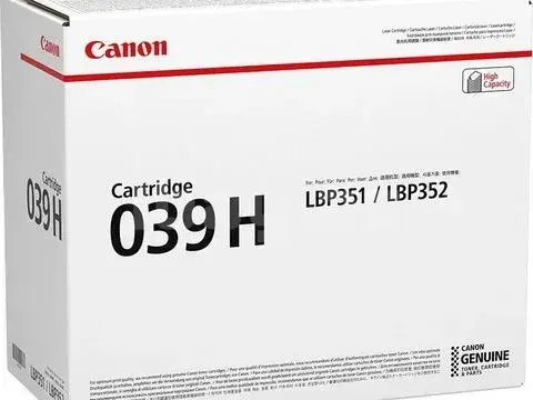 Canon Cartridge 039H 0288C001 Black Yüksək Tutumlu Toner Kartrici 1