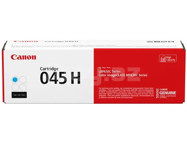 Canon Cartridge 045H 1245C002 Голубой тонер-картридж повышенной емкости