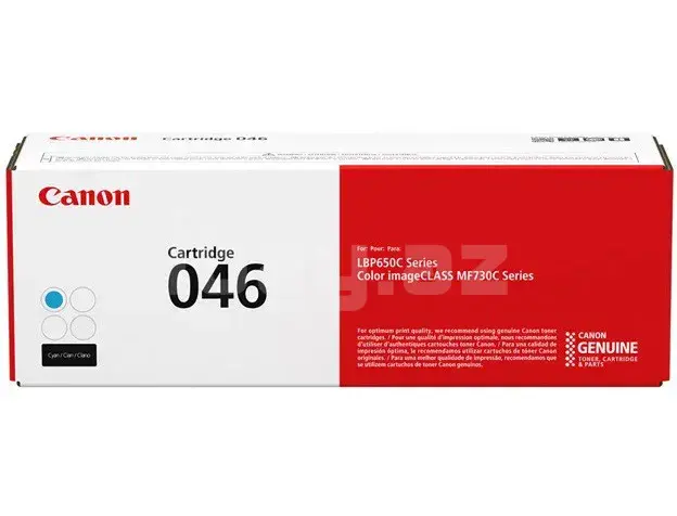 Canon Cartridge 046C CRG-046 C Cyan Оригинальный тонер-картридж 1