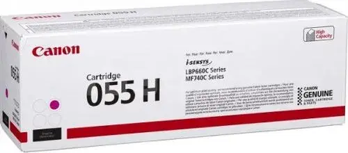 Canon Cartridge 055H – Пурпурный (Magenta) тонер-картридж повышенной ёмкости 1