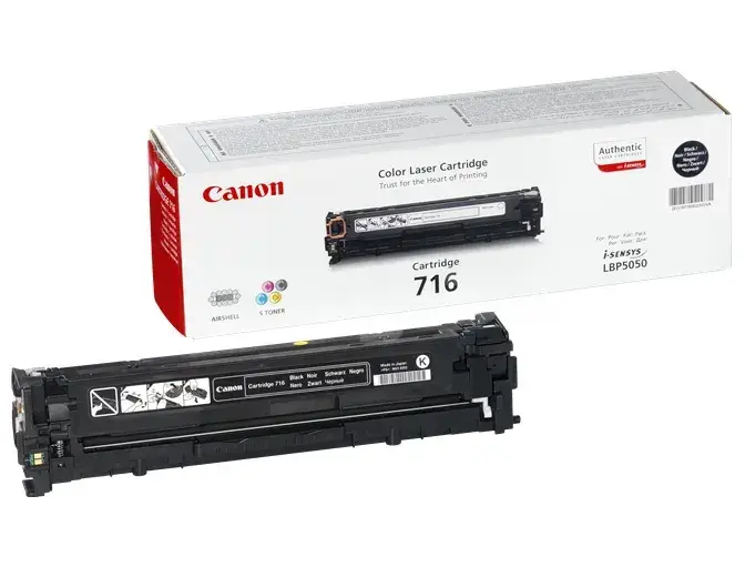 Canon Cartridge 716B CRG-716BK Black Original Toner Kartrici 1