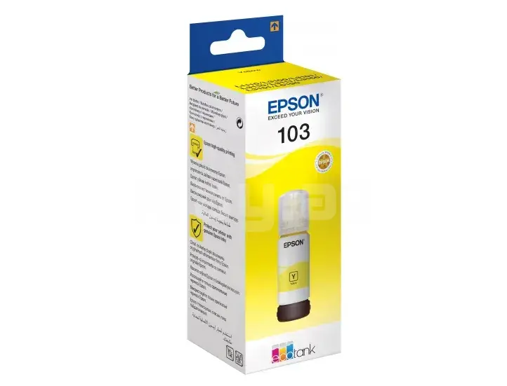 Epson 103 Yellow 65 ml Original EcoTank Mürəkkəb Şüşəsi