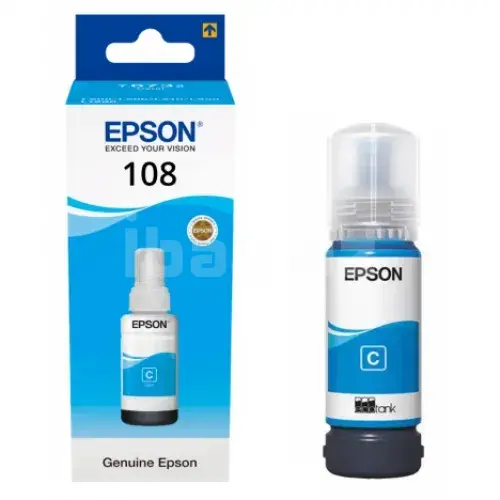 Epson 108 EcoTank CY C13T09C24A Cyan Оригинальные чернила