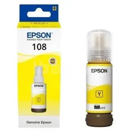 Epson 108 EcoTank Y C13T09C44A Yellow Оригинальные чернила 2
