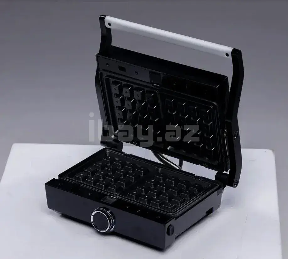 Silver SL-8138 Elektrik Manqal – 1000W Masaüstü Press Qril 1
