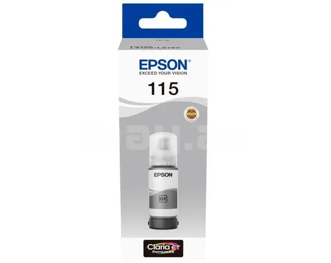 Epson 115 GR C13T07D54A Grey Original EcoTank Mürəkkəb Bottle 1